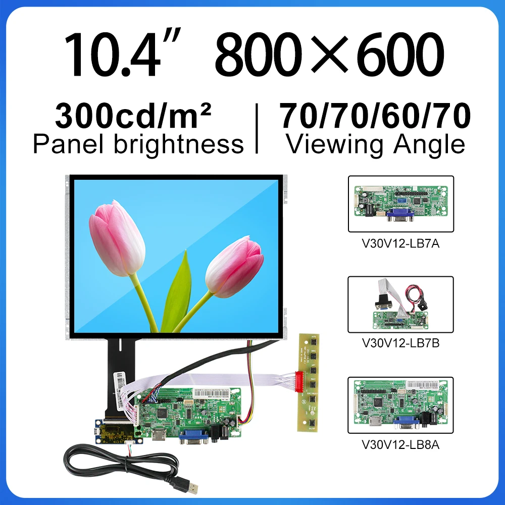 

Original BOE BA104S01-200 ET104S0M-N11 ET104S0M-N15 10.4 Inch LCD Screen For Medical Devices 800*600 Lcd Display LVDS LCM Module