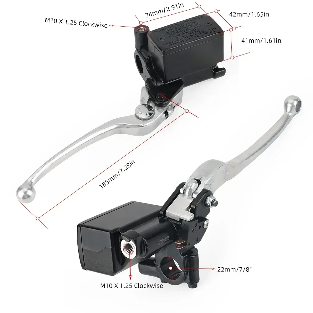 Pompa płynu hamulcowego SV650 do Suzuki GSR250 GSR400 GSR650 GSX1250 SV650S SV650N GS500F DL AN GW SV Dźwignia — zdjęcie 4