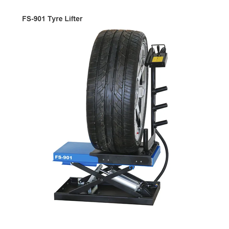 

Universal Lifting Equipment Auxiliary Machine FS-901 Tyre Lifter Lifting Platform for Big and Small Car Tire