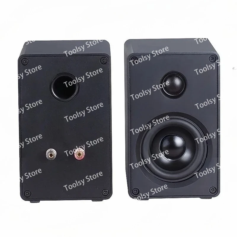 

Desktop Mini Speaker System Home High Fidelity Aluminum Alloy Speaker Bookcase Speaker