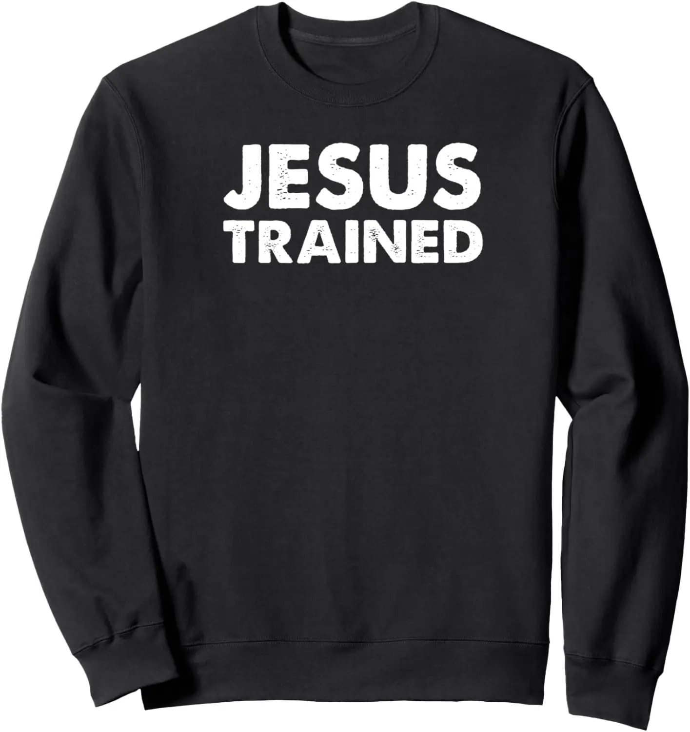 Jesus Trained Wrestling Sweatshirt