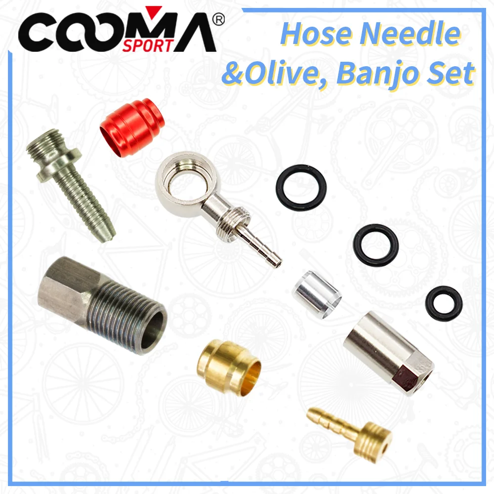 Hydraulic Brake Olive Needle, Hose Barb Compression Fitting, Banjo for SRAM DB, Level, Guide, G2, Code, XX