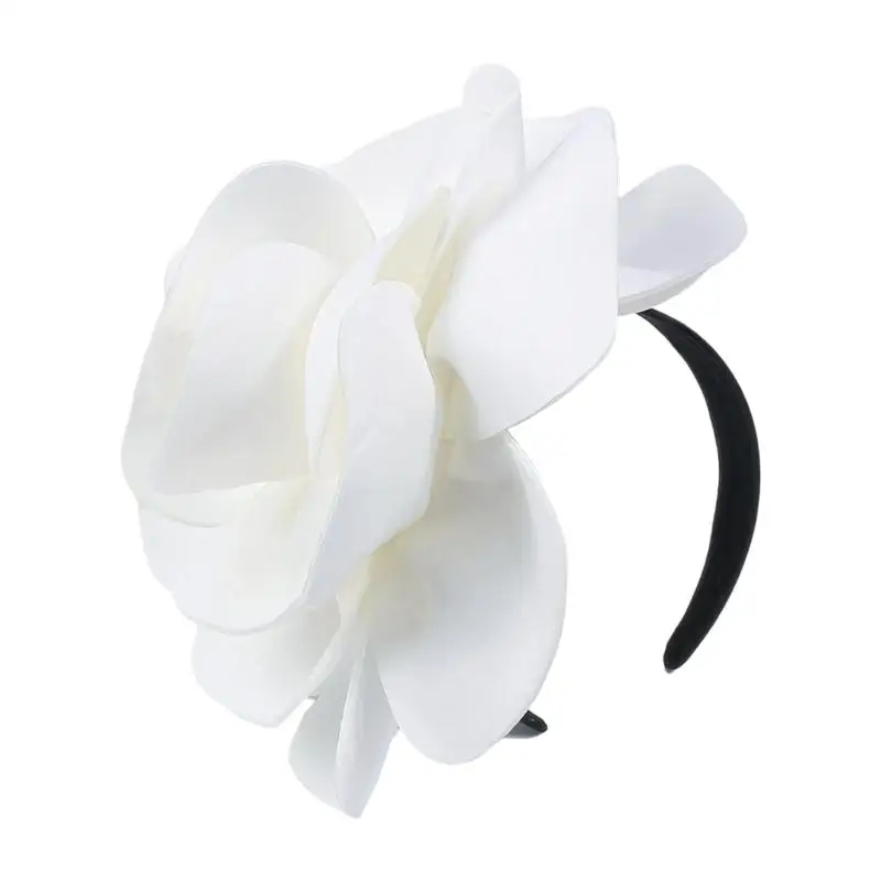 31BB Oversized Cloth Floral Headwear Comfortable Wear Party Hairband For Performers