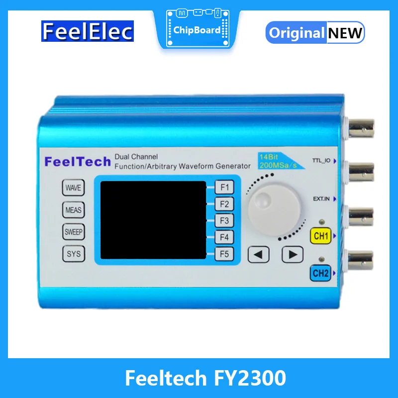 Feeltech FY2300 12M 20M cyfrowy DDS dwukanałowy funkcja miernik częstotliwości wielofunkcyjny Generator sygnału o wyższej stabilności