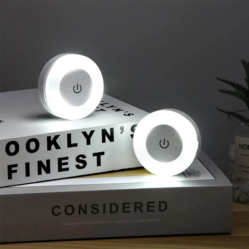 Sleep Touch Lamp USB Charging Night Lamp for Children Student Wardrobe Light Magnetic Household Dormitory Study Portable Mini