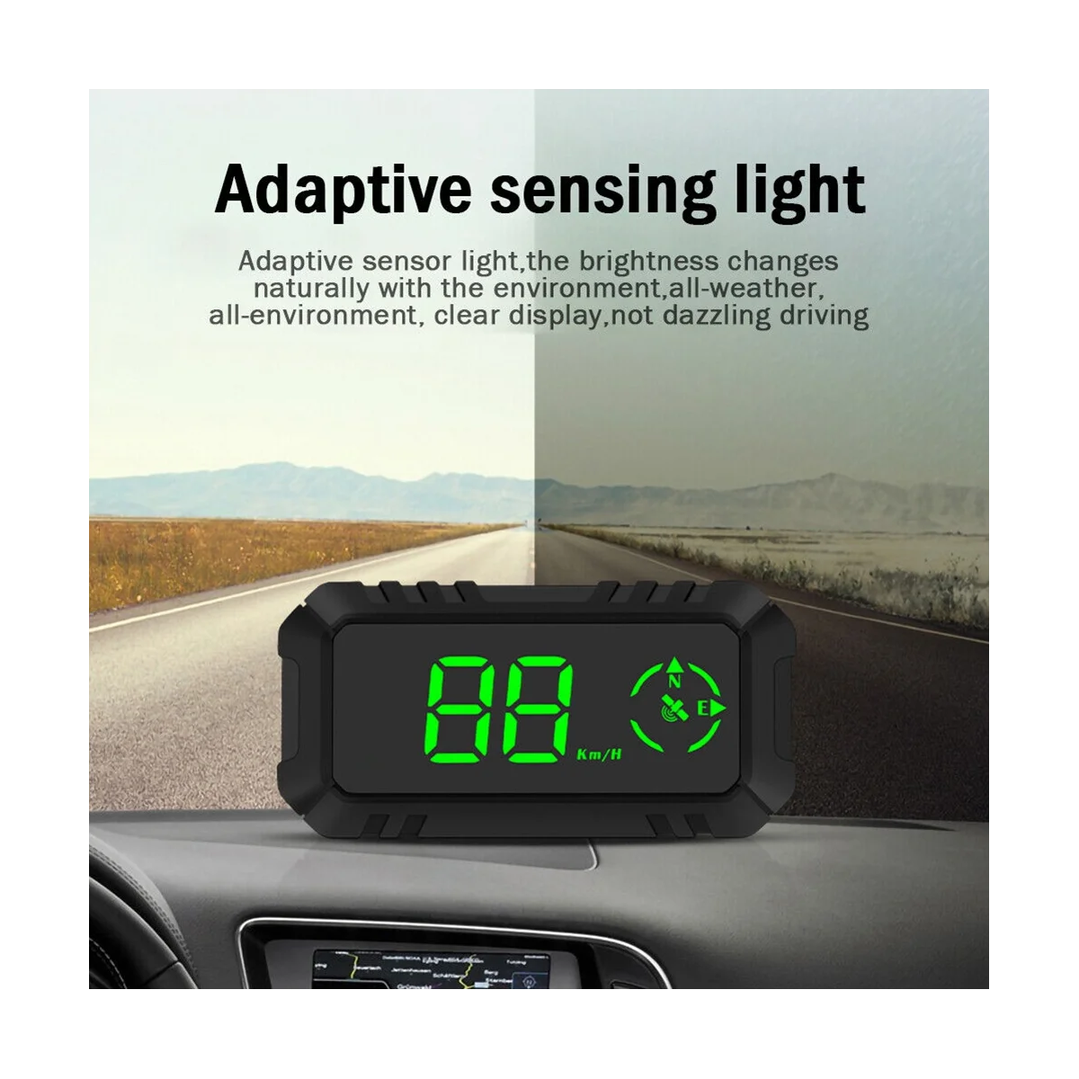 G7 Universal Car HUD Car GPS Head-Up Display Speed Guide Flat Meter Car Supplies