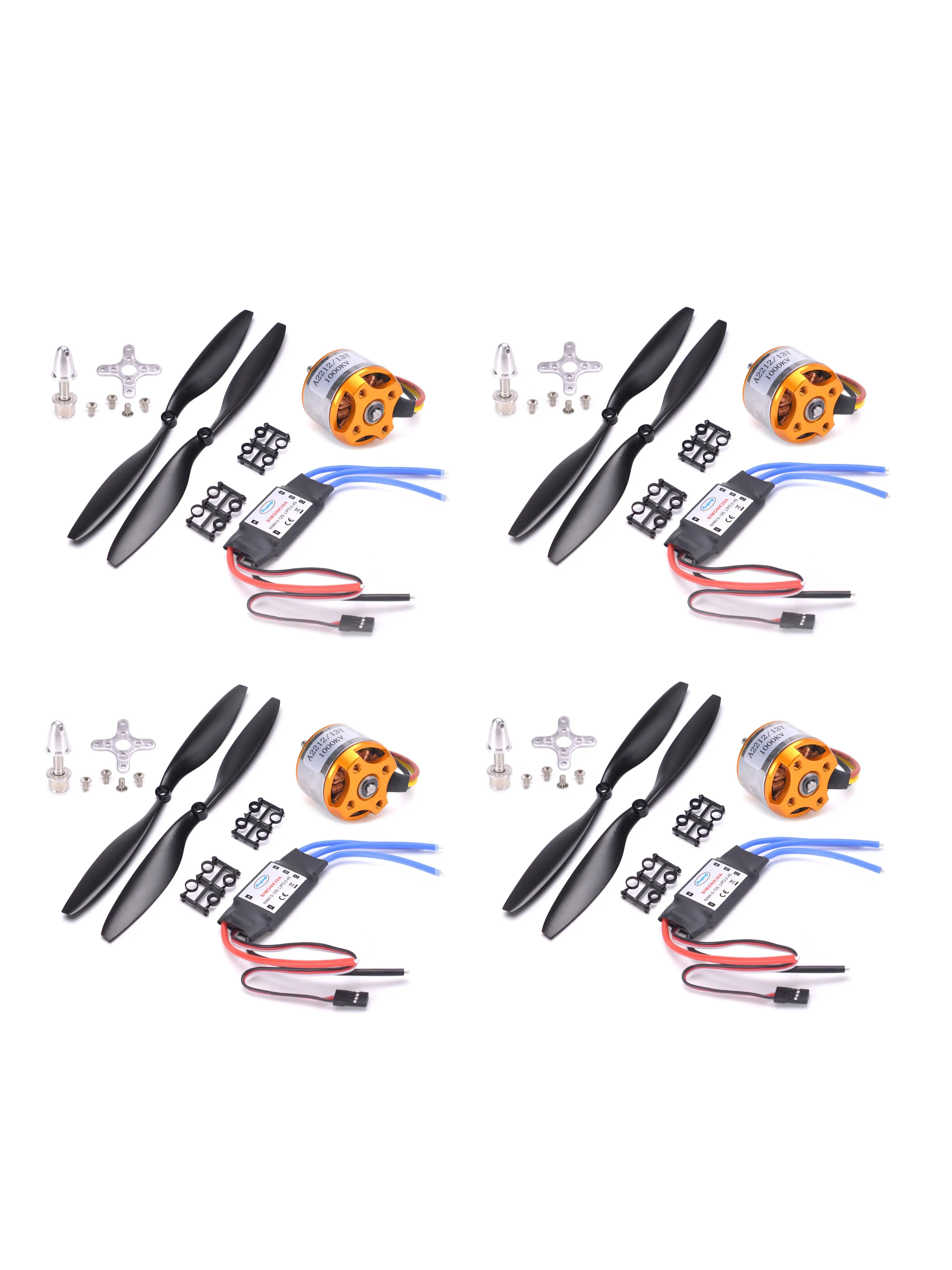 A2212 2212 1000KV Borstelloze Outrunner Motor 30A Borstelloze ESC voor F450 S500 S550DIY RC Quadcopter Hexacopter Multirotor - afbeelding 2
