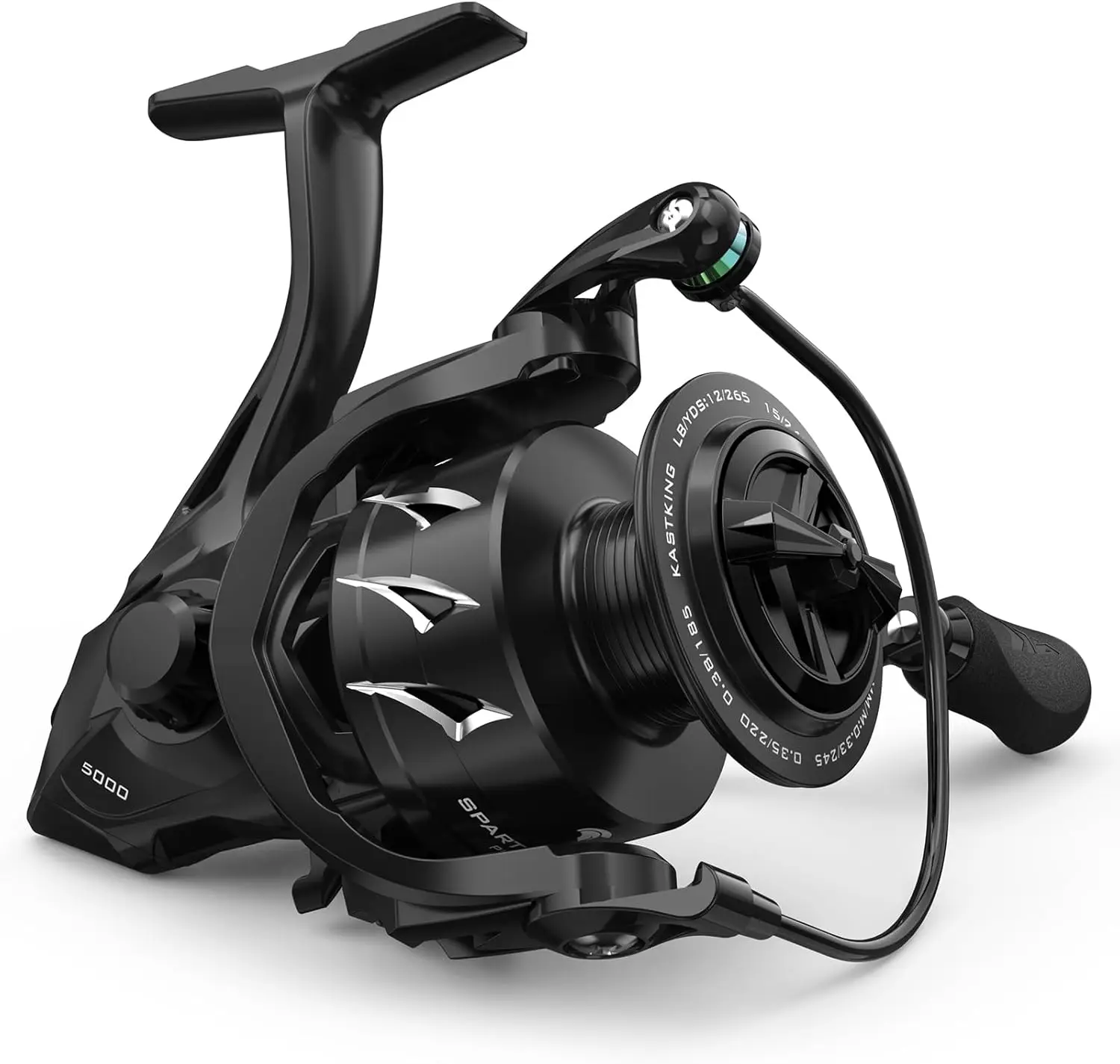 

IPX5 Waterproof Spinning Reel 22LB Drag 5.2:1 Gear Ratio 7+1 Bearings Saltwater Freshwater Fishing Reel