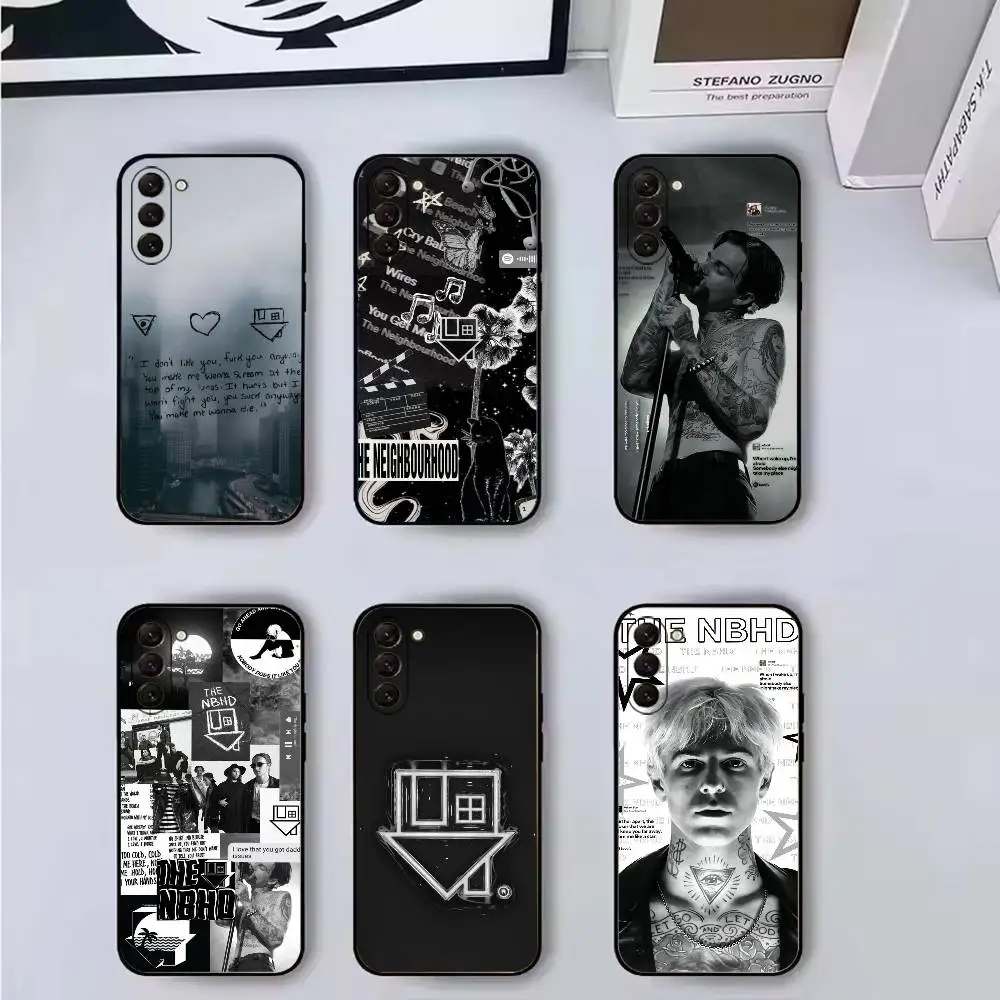 T-The-Neighbourhood Singer Phone Case For Samsung Galaxy A73,A72,A71,A70,A53,A52,A51,Soft Silicone Black Cover