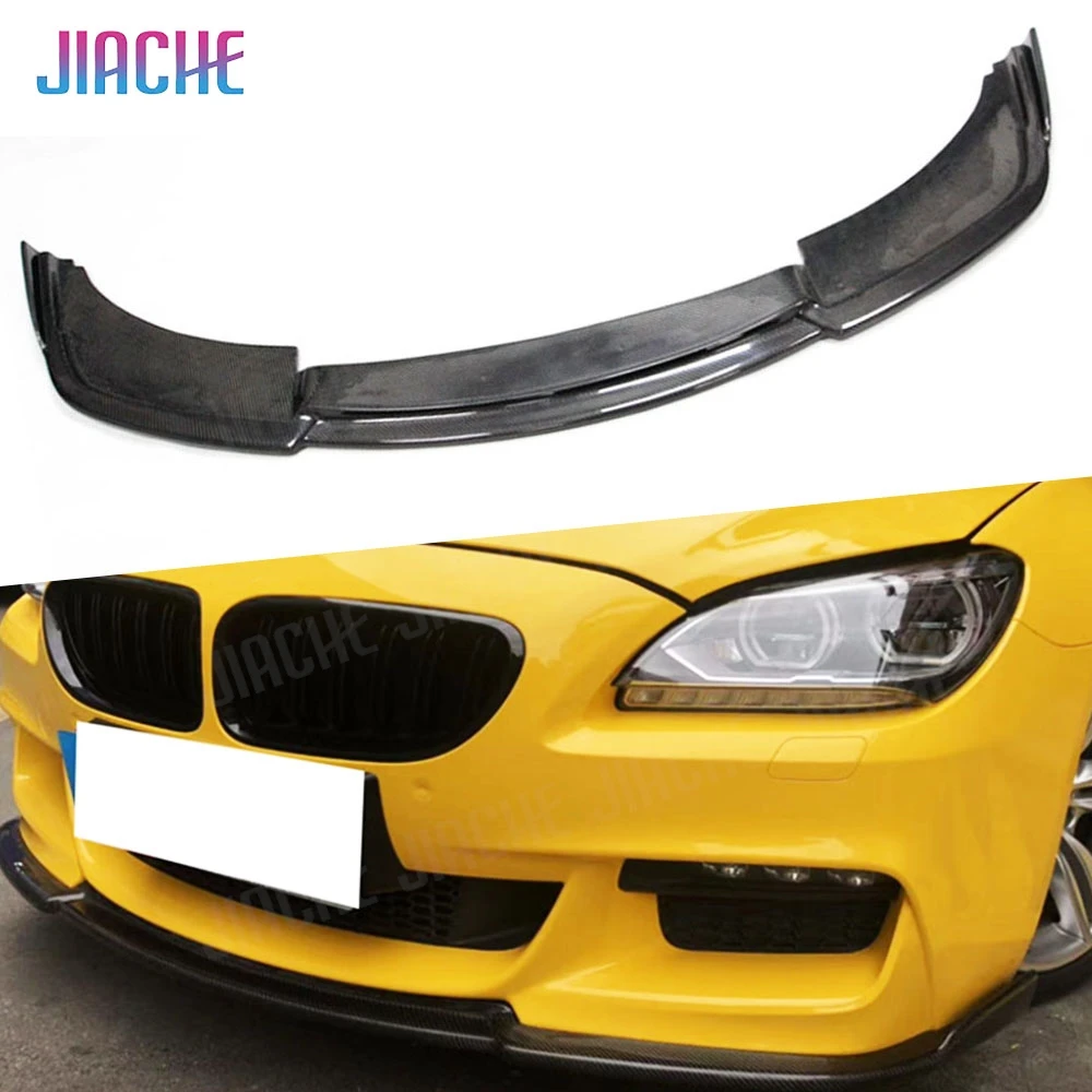 

Передний бампер из углеродного волокна для подбородка для BMW F06 F12 F13 630 640 650 M Tech Sport 2012-2016 FRP Автомобильный Стайлинг Передний спойлер
