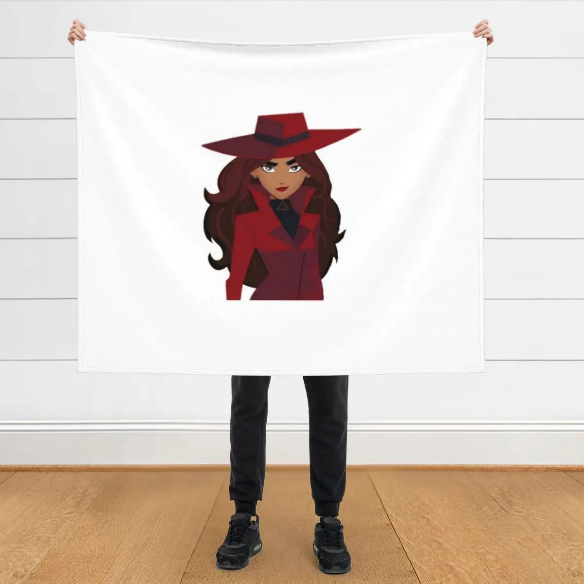 

carmen sandiego Throw Blanket bed plaid Sofa Throw Blankets For Baby Blankets