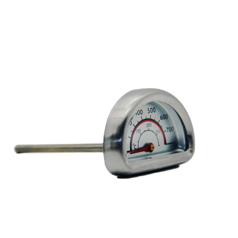 Gauge Pit Grill Thermometer for Smoker Cooking Semicircle Design Gift