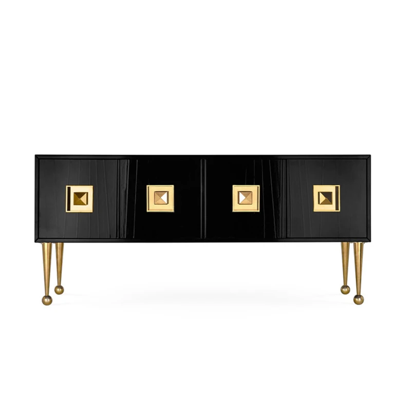 

European-style entrance cabinet, simple post-modern living room partition decoration cabinet, light luxury three-dimensional cab