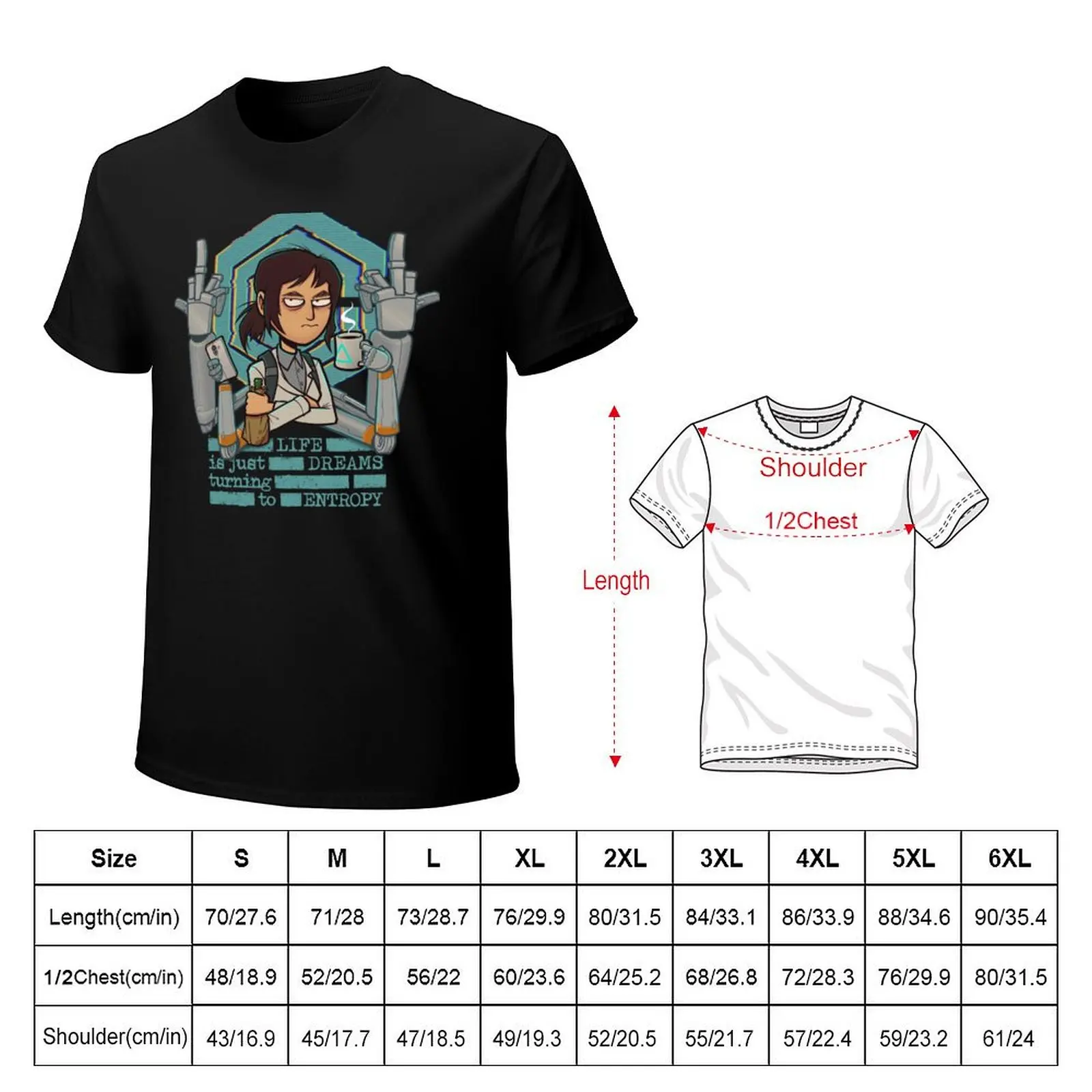 Reagan's Insight: Life is Dreams Turning to Entropy Ridley Cognito T-Shirt Simple Graphic Design T-Shirt