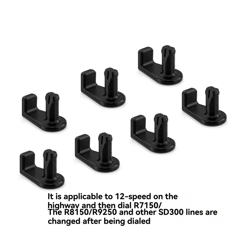 ABVE-For Di2 For R7150 R8150 R9250 Road Bike 12S Rear Derailleur Electric Wire Fixing Buckle Clip Bicycle Cable Clips 2Pcs