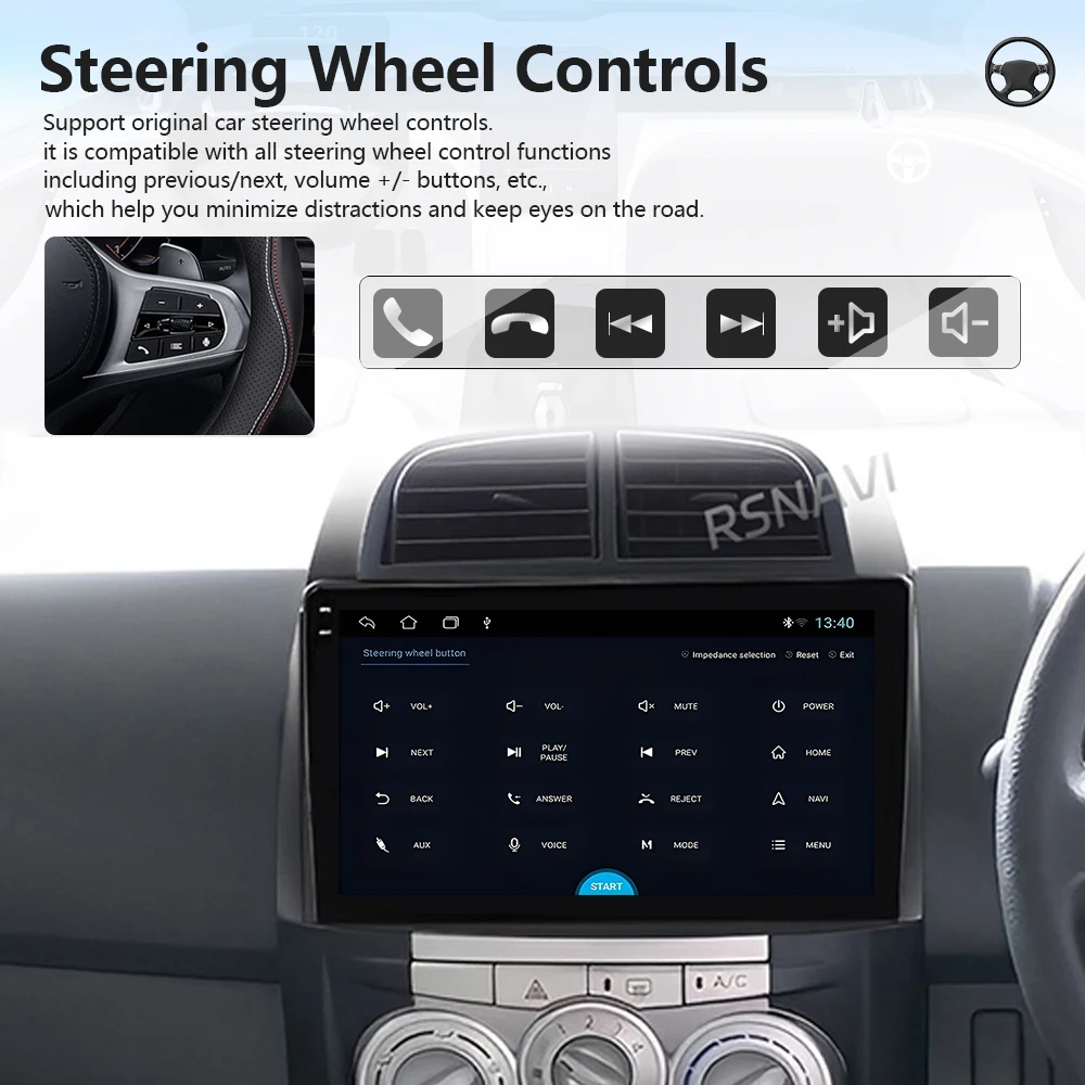 Android 16 For Toyota Passo Daihatsu Boon Sirion Subaru 2005 - 2013 Car Radio Multimedia GPS Player Carplay Auto Wheel Control