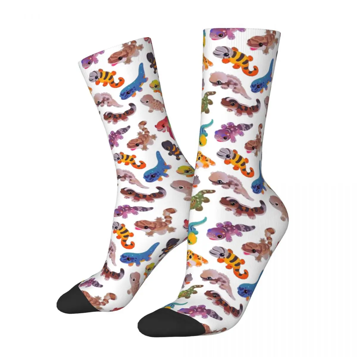 Gecko-dunkle Socken Harajuku super weiche Strümpfe die ganze Saison lang Socken Zubehör für Männer Frau Geschenke