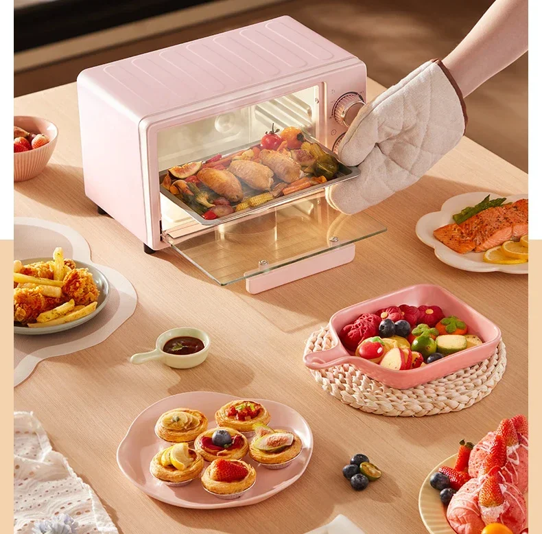 Multi-functional Oven for Home Use: Small 12L Capacity, Upper and Lower Tube Temperature Control small capacity oven