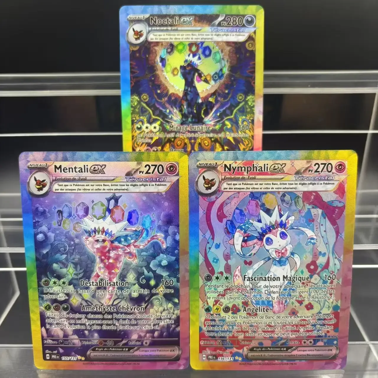 

DIY PTCG Collection Cards French Umbreon Sylveon Espeon ex Self Made Single Card Classic Game Anime Card Gift Toy