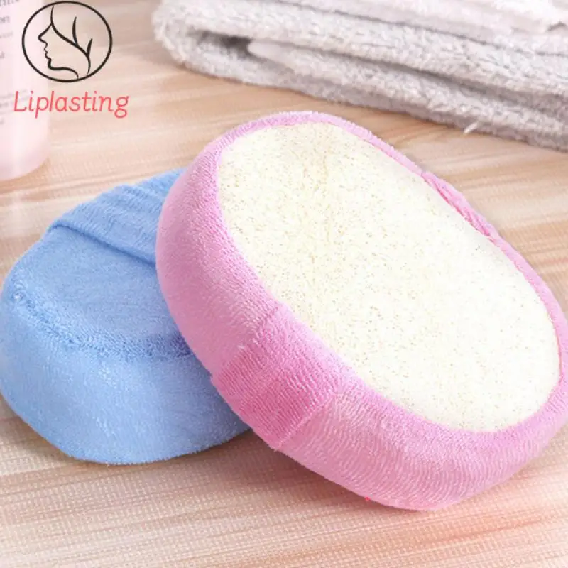 Sponge Loofah Polyester Cotton Natural Easy To Clean Wear-resistant Durable Household Products Highest Rated Bath Brush Blue