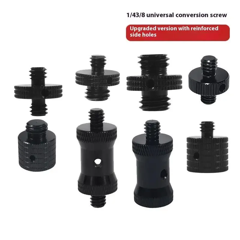 1/4 To 3/8 M4 M5 M6 M8 M10 Thread Reinforce Camera Conversion Screw Adapter For Camera Tripod Ballhead Projector Bracket