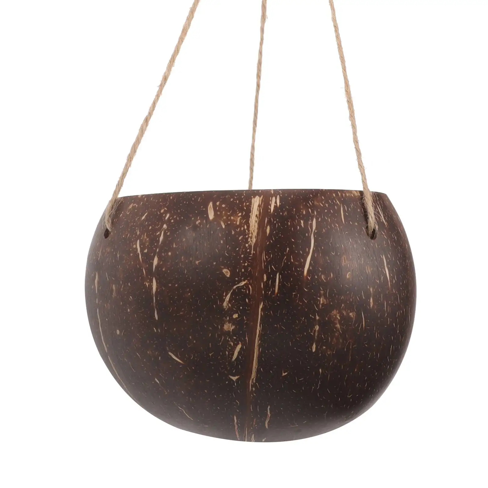 

Coconut Shell Hanging Flower Pot Large Pots Decorative Container for Indoor Plants Balcony Garden Durable Waterproof Planter