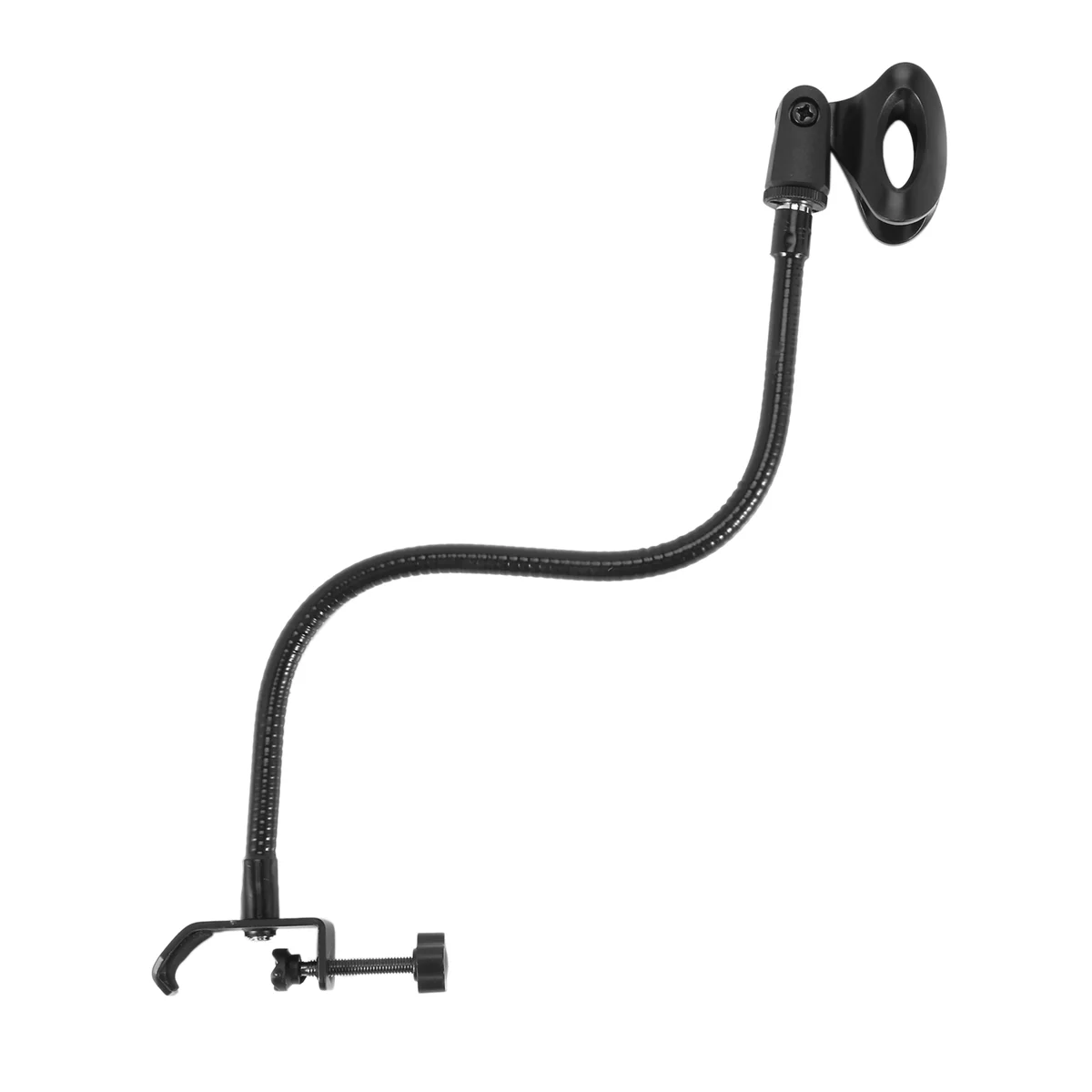 Flexible Gooseneck Microphone Stand with Desk Clamp for Radio Broadcasting Studio, Live Broadcast Equipment, Stations YDH