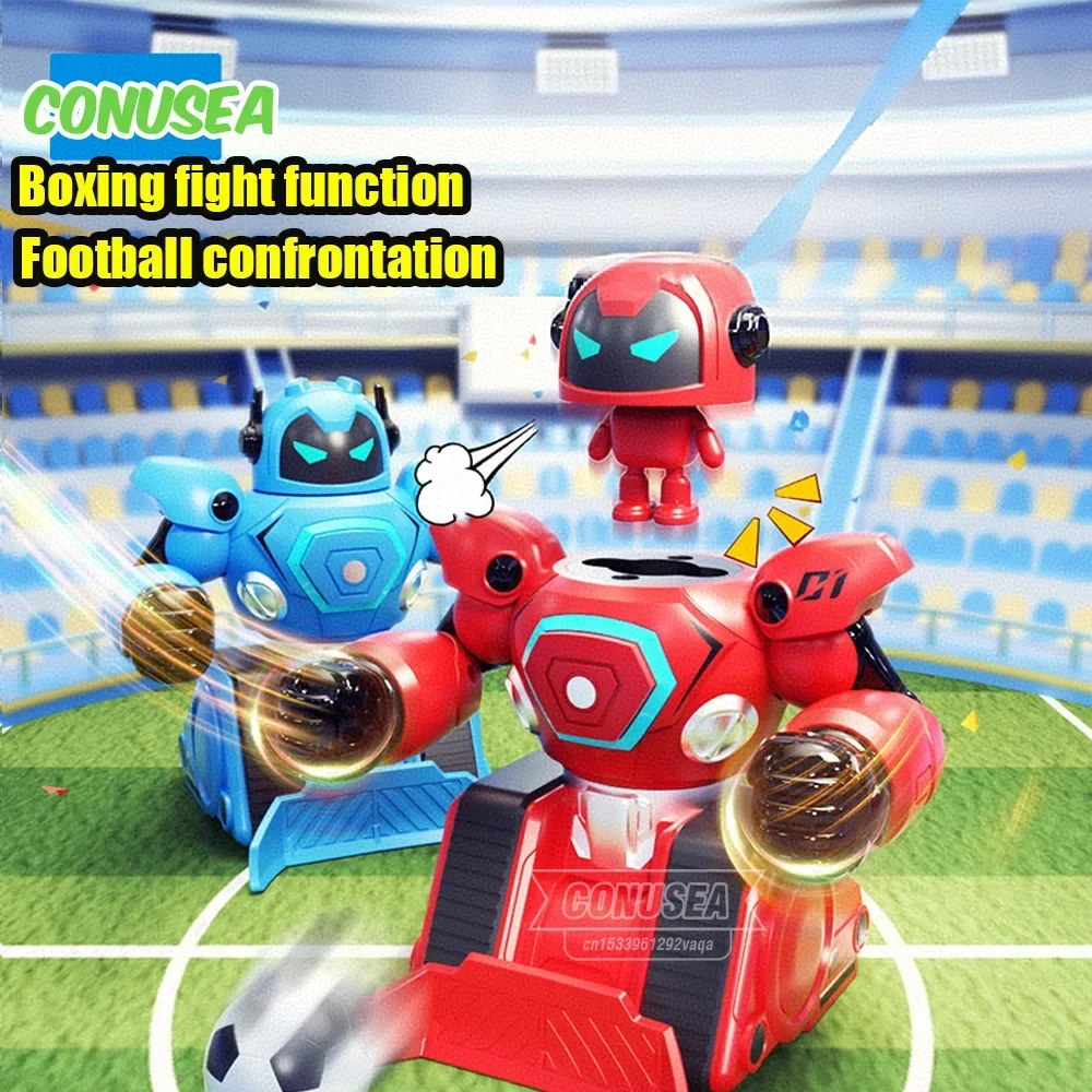 Jjrc robô inteligente dupla batalha boxe combate robôs inteligência artificial controle remoto brinquedo de futebol crianças robótica brinquedo