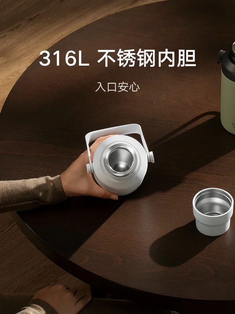 Original xiaomi mi mijia Big belly thermos cup Large capacity stainless steel water cup Tea cup Portable kettle