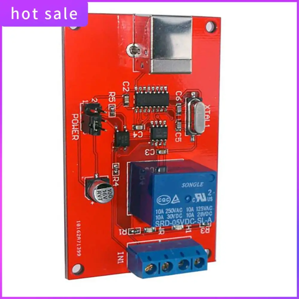USB Relay Module With 1 Channel Digital Acquisition CH340 Delay Relay