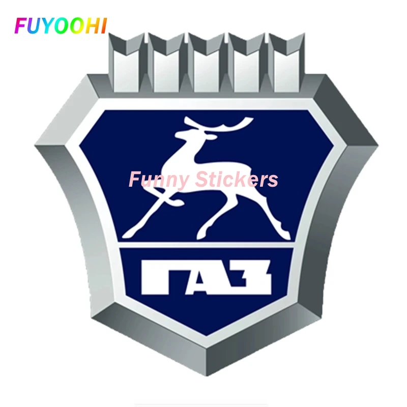 FUYOOHI Play Stickers Personality PVC Decal for GAZ Gazelle Waterproof Car Sticker on Motorcycle Laptop Decorative Accessories