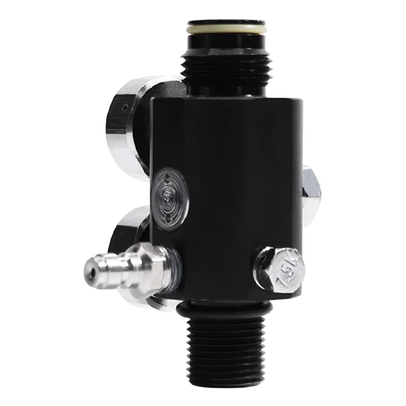 

ABRU-2X M18 Dual Gauge Pressure Regulator Valvula Reguladora Pneumatic Air Valve Fill Station