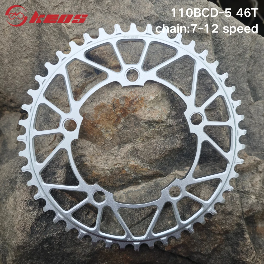 DECKAS KEOS 110BCD Kettingblad 36T-52T Fietskettingwiel voor Shimano SRAM 5 Bolt Racefiets Smalle Brede Crank Fietsaccessoires