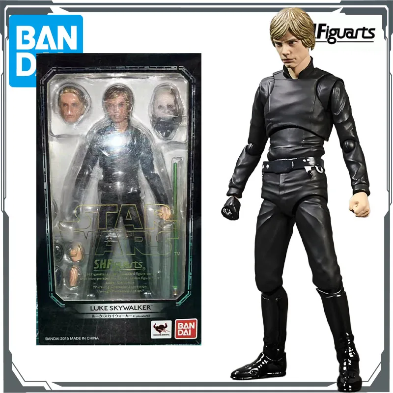 Bandai figurine originale S.H.Figuarts LUKE SKYWALKER & DARTH MAUL figurine jouets pour garçons cadeau modèle à collectionner