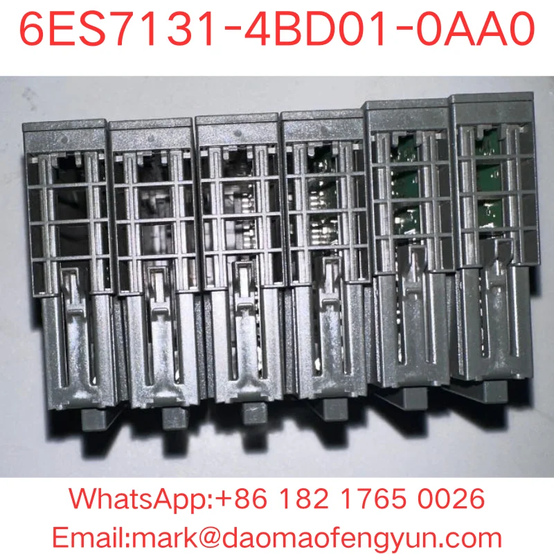 6ES7131-4BD01-0AA0 Used Tested OK In Good Condition SIMATIC DP, 5 electronic modules for ET 200S