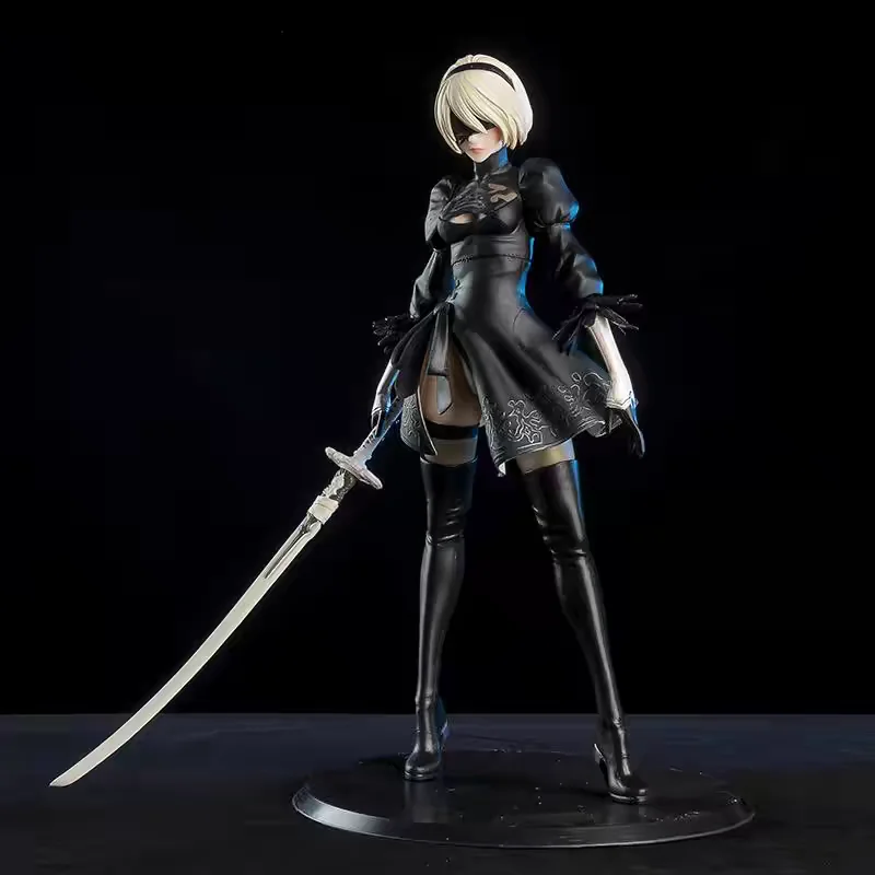 Anime Figure Collectible M Gift Desktop Cuter Case Decoration Little Sister 2B Neil PVC Statue Static Japanese Animation