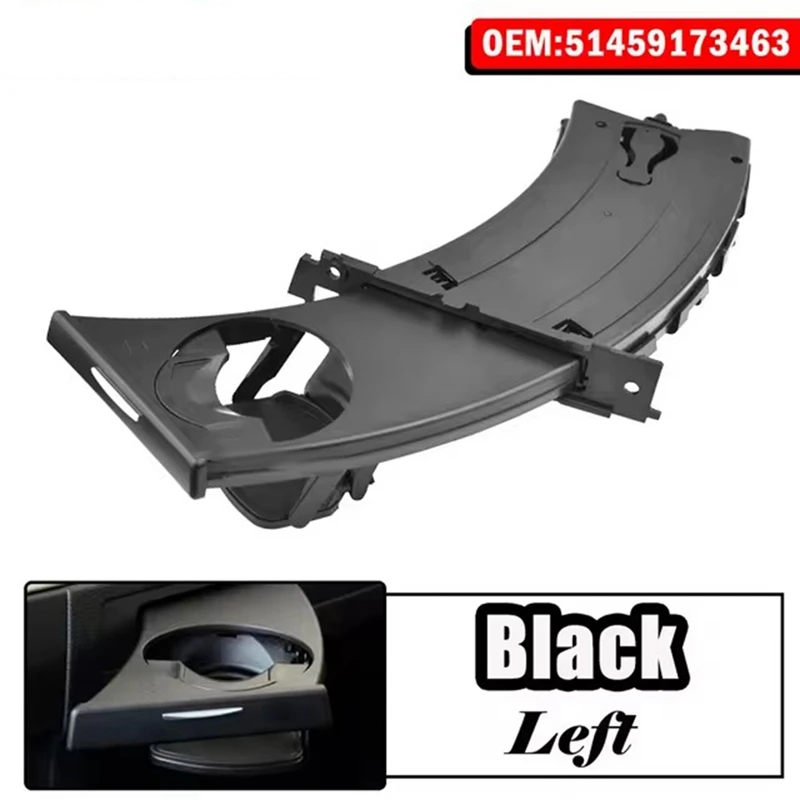 LHD Left Front Retractable Cup Holder 51459173463 For BMW E90 E91 E92 E93 2005-2012 Car Dashboard Drink Holder Trim