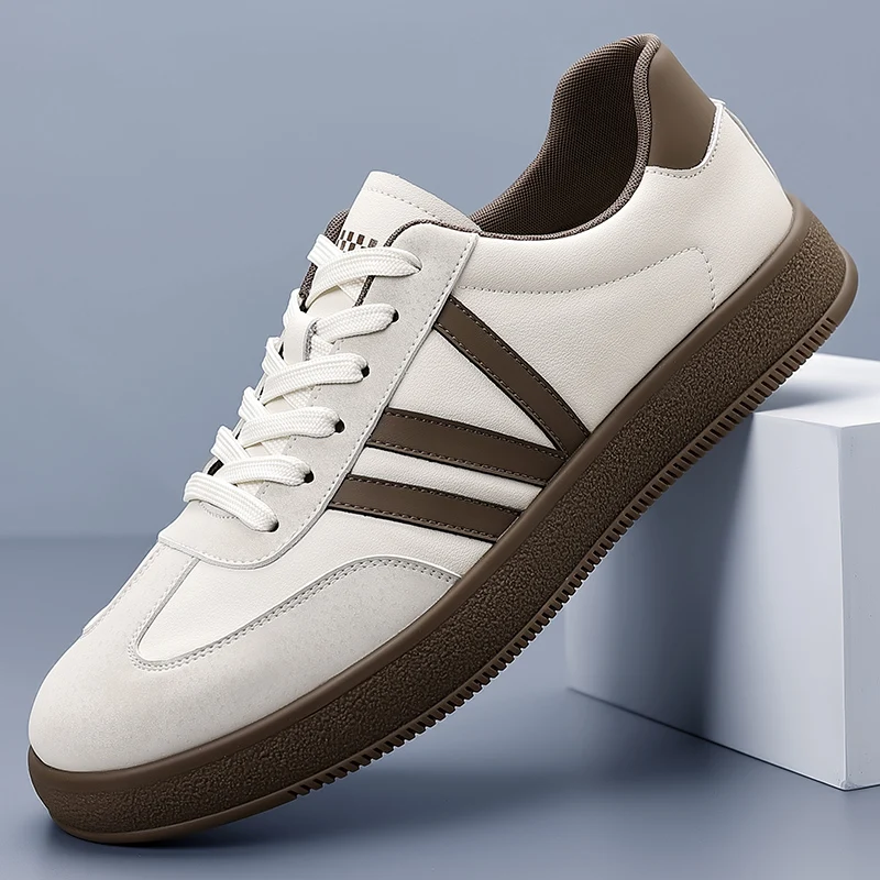 

2025 Men's New Autumn German-Style Training Sneakers - Chunky Low-Tops, Breathable & Versatile for Skateboarding & Casual Wear