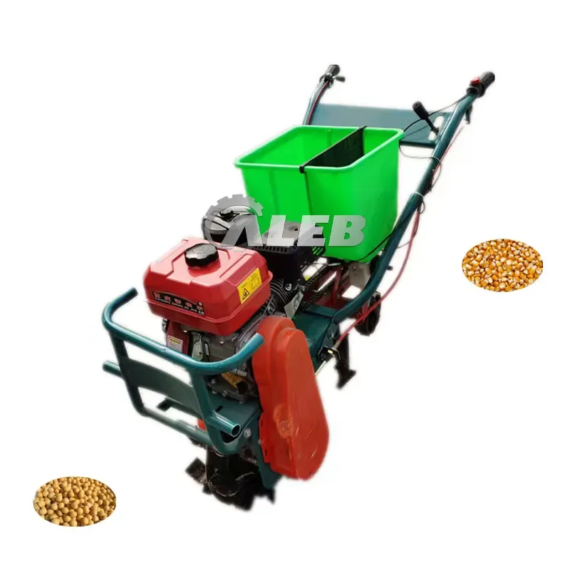 Business soybean grain drill Household sorghum sower Small grain seeder mill machine