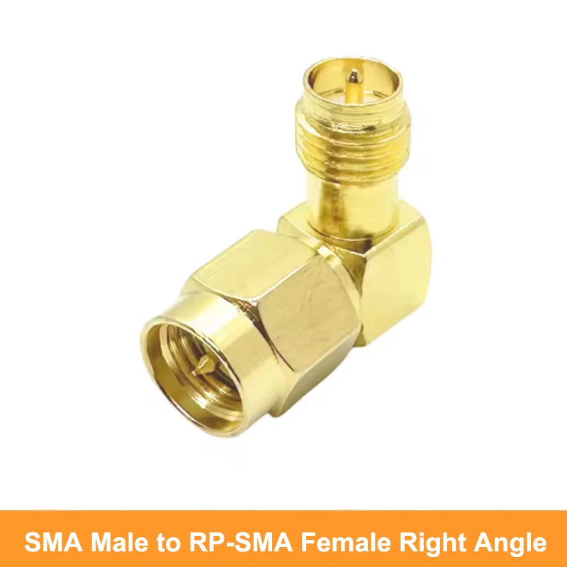 Kit de conectores SMA, adaptadores SMA a RP-SMA macho/hembra, ángulos de 45, 90, 135 grados, rectos, conectores coaxiales para antena WiFi, divisor 6