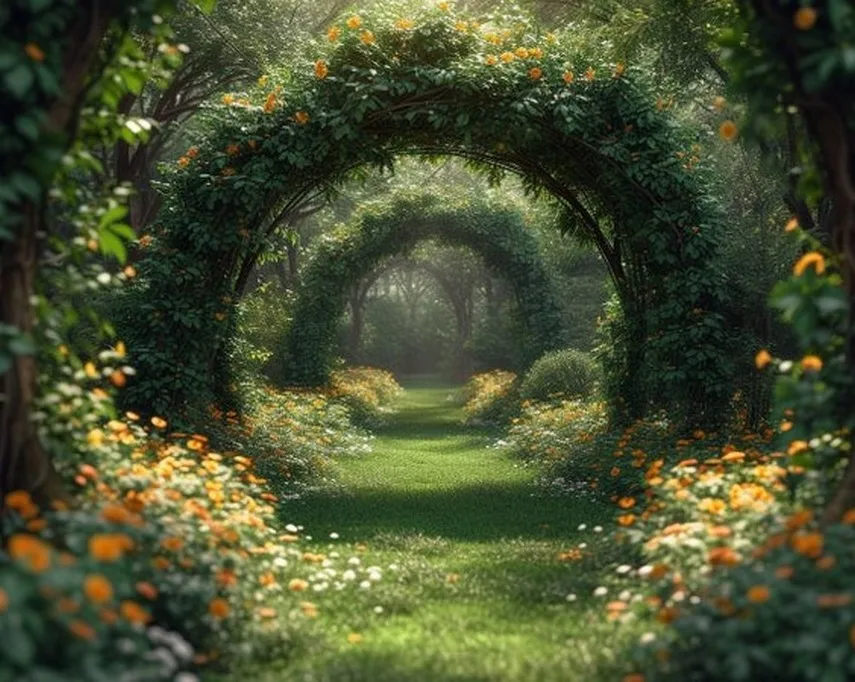 Johnson Spring  Green Summer Forest Grass Trees backdrops High quality computer print wedding Photography Studio Backgrounds