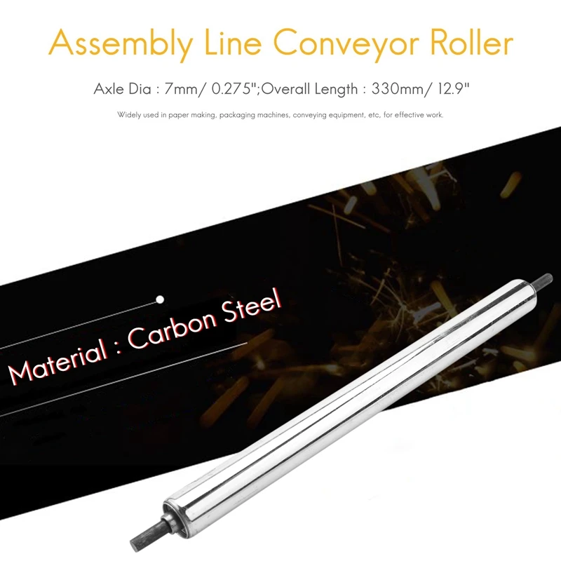 25mm x 300mm Carboon Steel Assembly Line Conveyor Roller