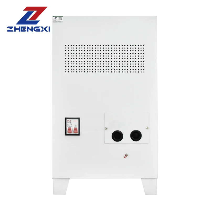 Monofásico 120v/220v/230v svc 5kva 20kva faixa ac cobre servo motor regulador de tensão automático estabilizador lcd uso doméstico