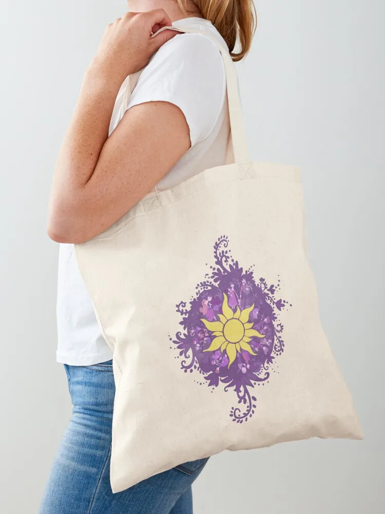 

Tangled - Sun - Kingdom Dance Tote Bag Gift bag custom tote bag reusable shopping sacs de shopping