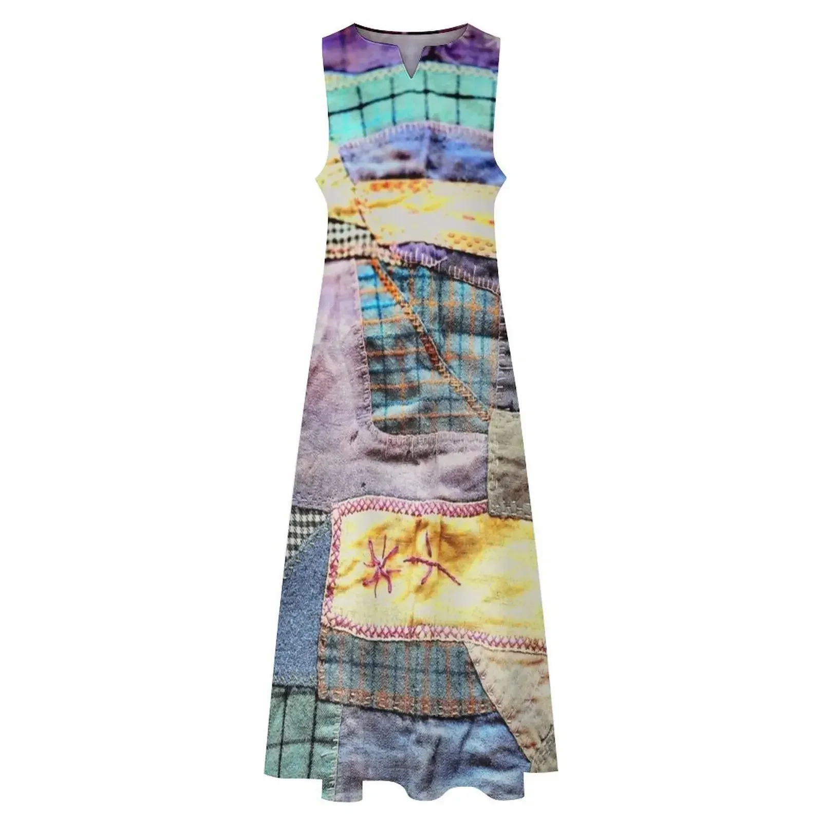 A crazy quilt kind of day Long Dress clothing women summer 2025 Womens dresses prom dress 2025 Women's summer dresses Dress
