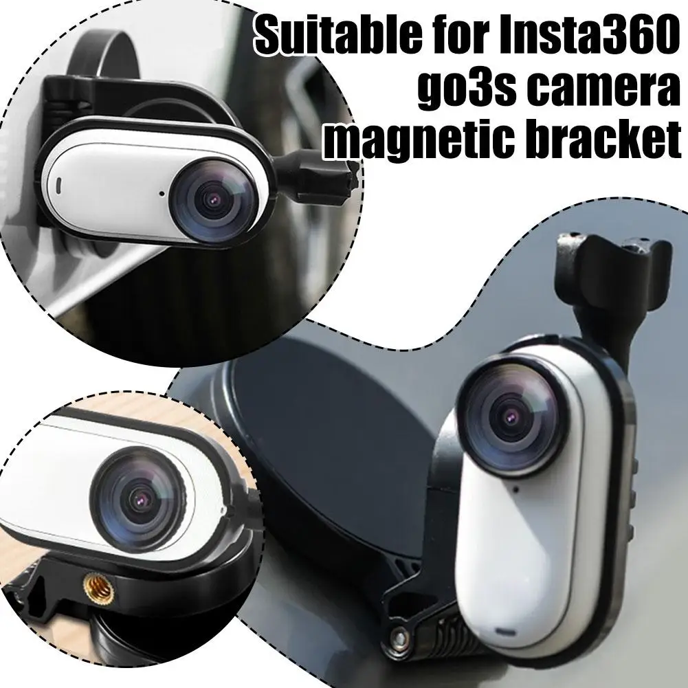 For Insta360 Go3s Camera Magnetic Universal Fixing Fixed Shooting Base Go3 Camera Position Bracket Desktop Bracket B6O7