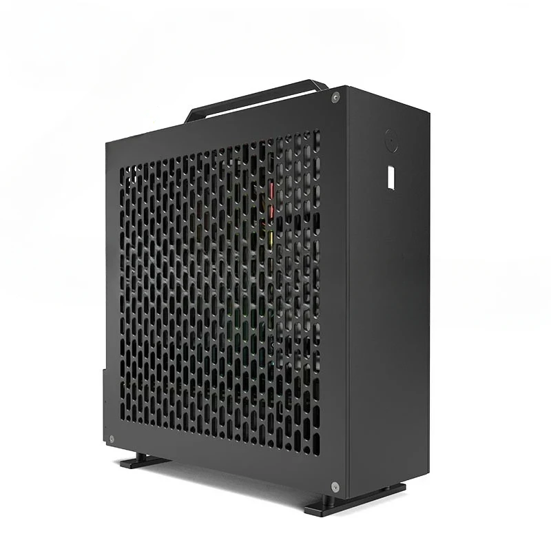 5 Litre Mini A24-V5 2.0 Dual Slot Single Display 1u Power Supply Itx Chassis with Double Chamfer