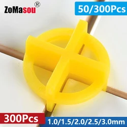 50/100/300pcs Porzellan fliesen Abstand halter Clips Keil Keramik Nivel liers ystem Boden Wandfliesen Spalt Nivel liers ystem Bauwerk zeuge