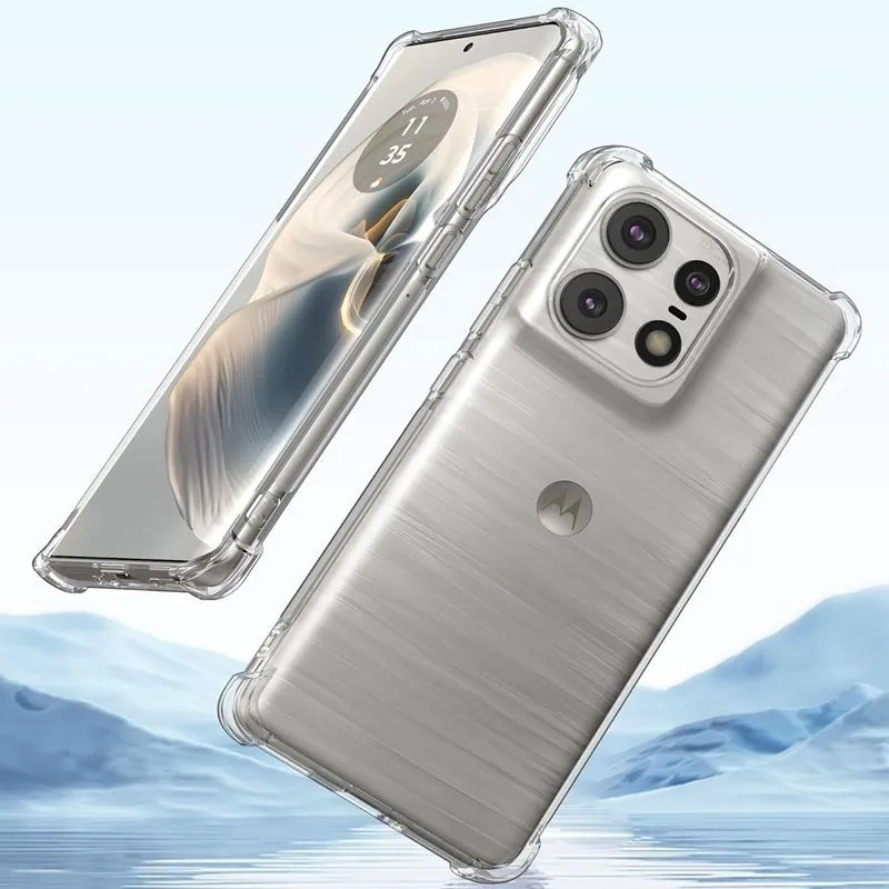 Funda de TPU con Airbag a prueba de golpes para Motorola Moto Edge 50 Pro Edge 50 40 Neo 30 Fusion Edge 30 Ultra funda protectora Funda Coque