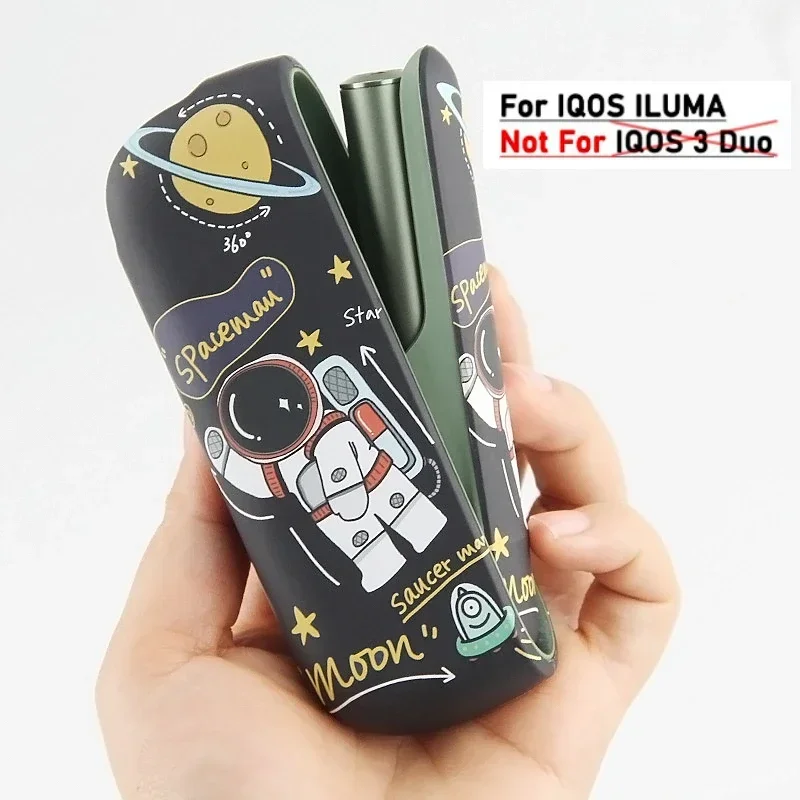 Painted PC Case for IQOS Iluma With Side Cover for IQOS 4 Iluma Full Protection Cover Replaceable Decoration Accessories